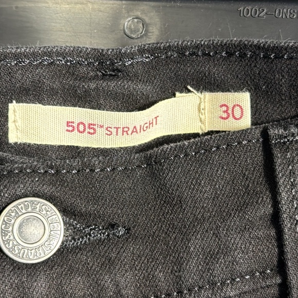 Levi’s 505 men’s straight size 30 x 30 black - Picture 2 of 7